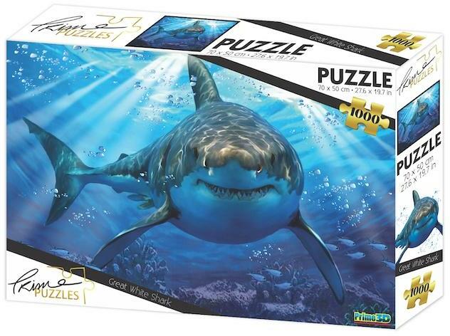 Vásárlás: Prime 3D Nagy fehér cápa 1000 db-os (22511) Puzzle árak  összehasonlítása, Nagy fehér cápa 1000 db os 22511 boltok
