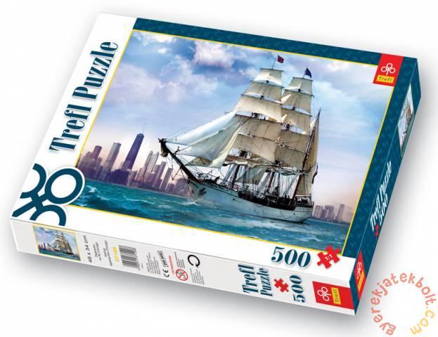 Vitorlás Chicago partjainál 500 db-os (37120)