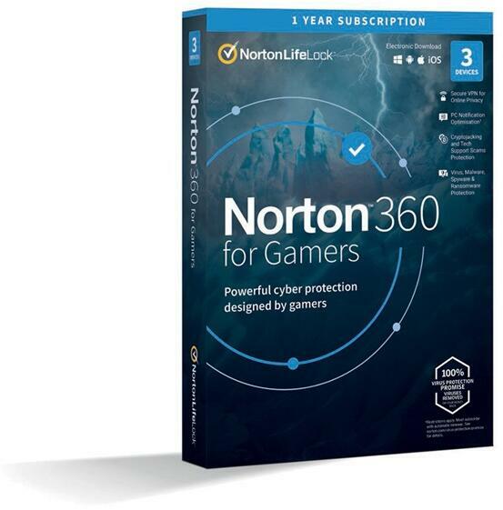 Norton 360 for Gamers 50GB (1 User/3 Device/1 Year) (21418946)