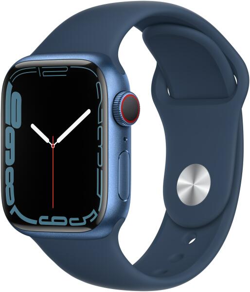 Apple Watch Series 7 GPS + Cellular 41mm Смарт часовници, фитнес