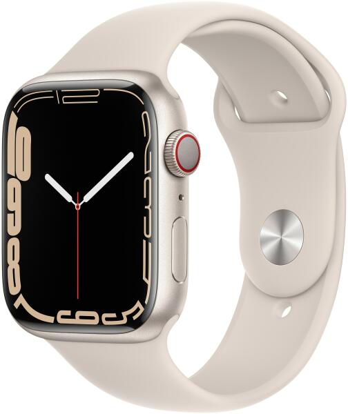 Apple Watch Series 7 GPS + Cellular 45mm (Smartwatch, bratara fitness) -  Preturi