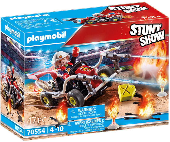 Playmobil Stunt show - Vehicul de stins incendii (70554) (Playmobil) -  Preturi