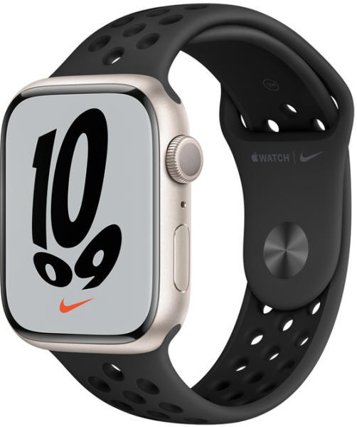 Apple Watch Nike Series 7 GPS 41mm (Smartwatch, bratara fitness) - Preturi