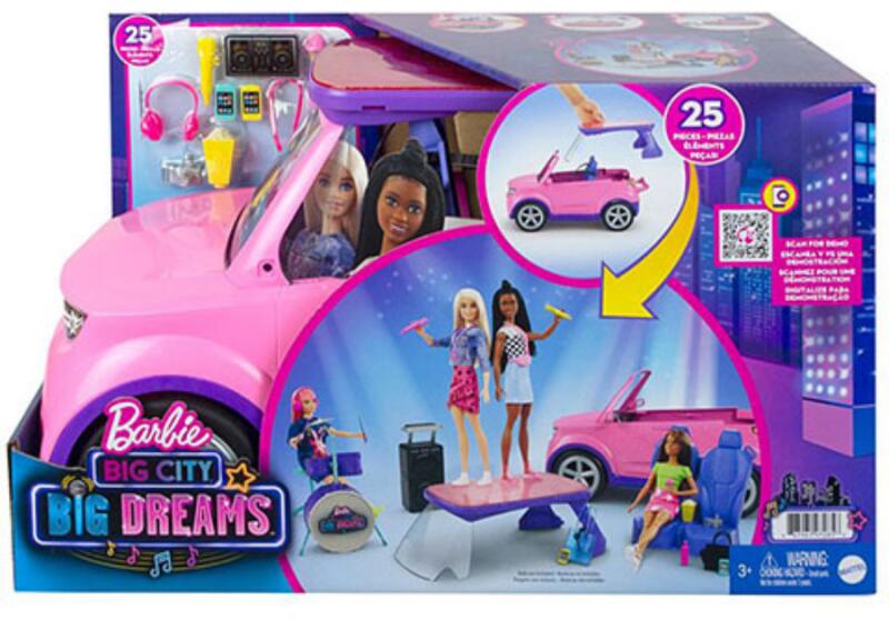 Vásárlás: Mattel Barbie: Big City Dreams guruló színpad (GYJ25) Játékbaba  felszerelés árak összehasonlítása, Barbie Big City Dreams guruló színpad  GYJ 25 boltok