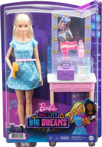 Vásárlás: Mattel Barbie - Baba tükrös sminkasztal játékszett (GYG39) Barbie  baba árak összehasonlítása, Barbie Baba tükrös sminkasztal játékszett GYG  39 boltok