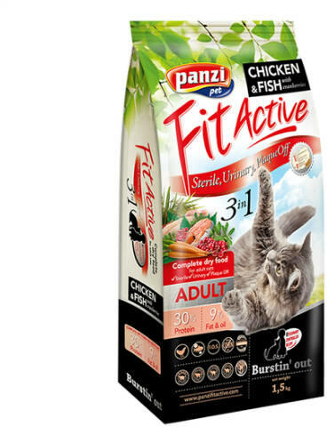 Vásárlás: Panzi FitActive Cat 3in1 Sensitive Chicken&Fish Adult 1, 5kg  Macskaeledel árak összehasonlítása, FitActive Cat 3 in 1 Sensitive Chicken  Fish Adult 1 5 kg boltok