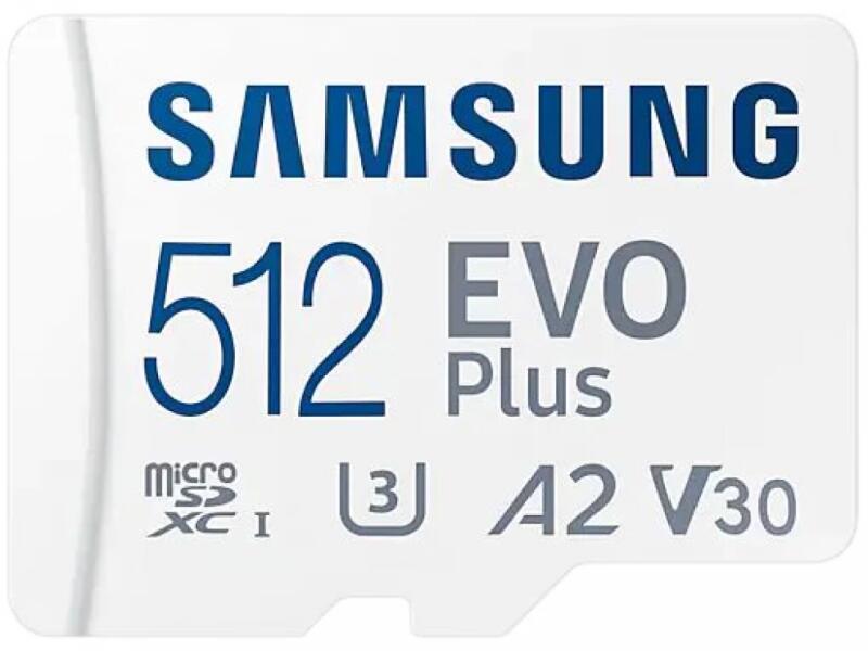 Vásárlás: Samsung EVO Plus microSDXC 512GB UHS-I MB-MC512KA/EU, eladó  Samsung Memóriakártya, olcsó memory card árak