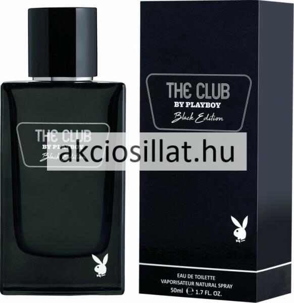 Playboy The Club Black Edition Men EDT 50 ml parfüm vásárlás, olcsó Playboy  The Club Black Edition Men EDT 50 ml parfüm árak, akciók