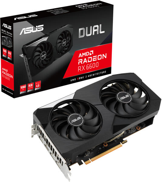 ASUS Radeon RX 6600 8GB GDDR6 128bit (DUAL-RX6600-8G/90YV0GP0