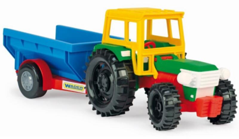 Traktor billenős pótkocsival (35002)