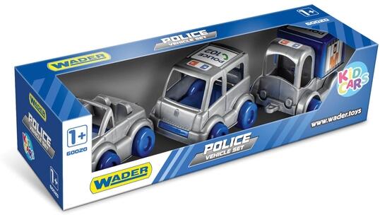 Kid Cars Rendőrségi járművek 3db (60024)