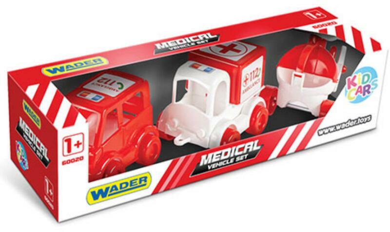 Kid Cars Mentős járművek 3db (60025)