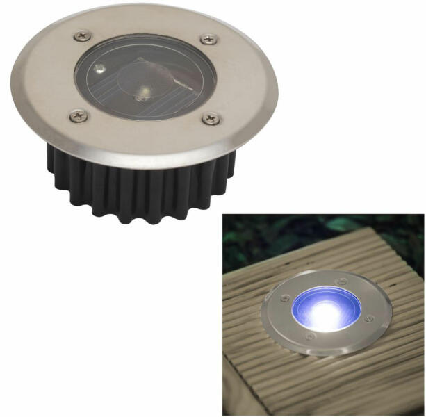 Vásárlás: LED-es süllyeszthető, lépésálló szolár lámpa, 8, 5 cm (11440)  Kültéri lámpa árak összehasonlítása, LED es süllyeszthető lépésálló szolár  lámpa 8 5 cm 11440 boltok