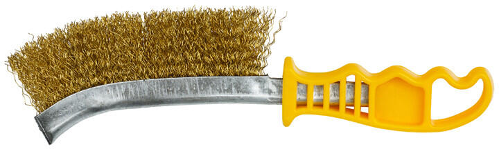 Z-TOOLS Spid drótkefe 250mm bronz sárga (011206-0006)