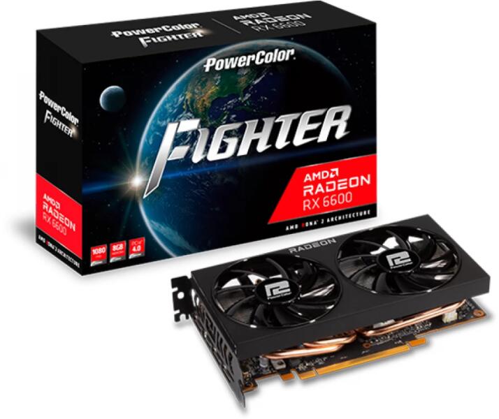 Radeon Fighter RX 6600 8GB GDDR6 128bit (AXRX 6600 8GBD6-3DH)