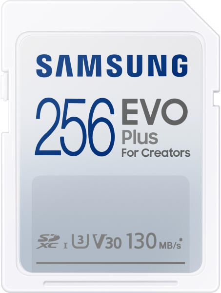 Vásárlás: Samsung EVO Plus R130 SDXC 256GB C10/UHS-I/U3 (MB-SC256K/EU),  eladó Samsung Memóriakártya, olcsó memory card árak