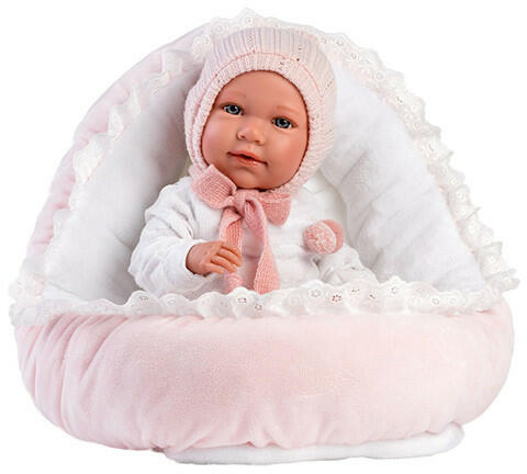 Vásárlás: Llorens Mimi síró kislány baba pink ruhában bölcsővel - 42 cm  (74088) Játékbaba árak összehasonlítása, Mimi síró kislány baba pink  ruhában bölcsővel 42 cm 74088 boltok
