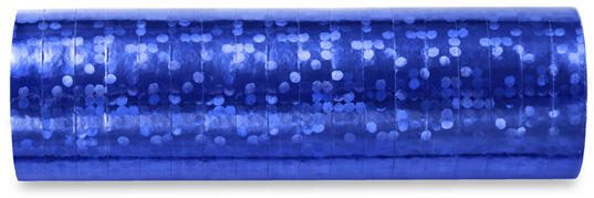 Szerpentin , hologramos, kék színű, 3, 8m, 18 db/cs