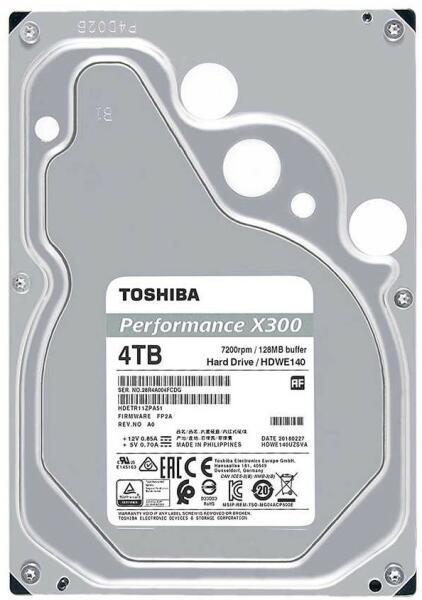 Toshiba X300 3.5 7200rpm 4TB SATA3 256MB (HDWR440UZSVA) vásárlás, olcsó  Toshiba Belső merevlemez árak, Toshiba X300 3.5 7200rpm 4TB SATA3 256MB  (HDWR440UZSVA) boltok