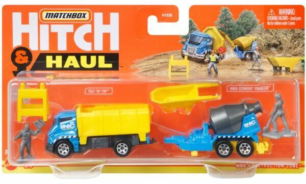 Matchbox Hitch & Haul - MBX Construction Zone járműszett (H1235/GWM58)
