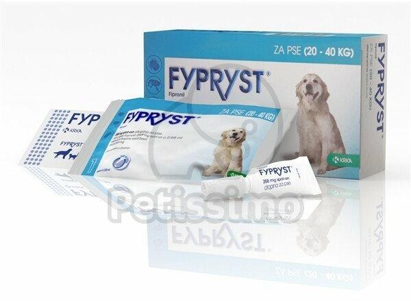 FYPRYST спот он за кучета L 1 x 2, 68 мл Препарати против паразити за  кучета Цени, оферти и мнения, списък с магазини, евтино FYPRYST спот он за  кучета L 1 x 2, 68 мл