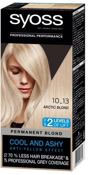 Syoss Vopsea de păr - Syoss Permanent Coloration 10-2 - Arctic Blond (Vopsea  de par) - Preturi