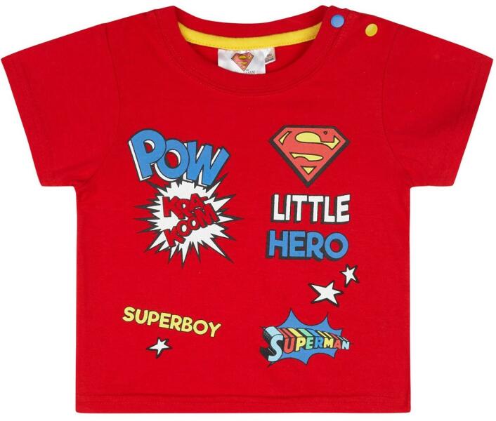 Vásárlás: Superman piros póló (nll-SO00006014-sup3-816-80) Babapóló, ing  árak összehasonlítása, piros póló nll SO 00006014 sup 3 816 80 boltok
