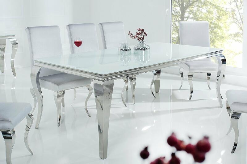 Vásárlás: Invicta MODERN BAROCK fehér étkezőasztal 200cm Étkezőasztal árak  összehasonlítása, MODERN BAROCK fehér étkezőasztal 200 cm boltok