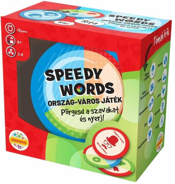 Vásárlás: Kensho Speedy Words - Ország-város játék Társasjáték árak  összehasonlítása, Speedy Words Ország város játék boltok