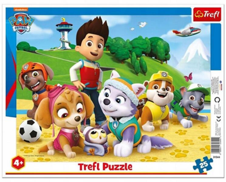 Mancs őrjárat - Nyomon keretes puzzle 25 db-os (31344)