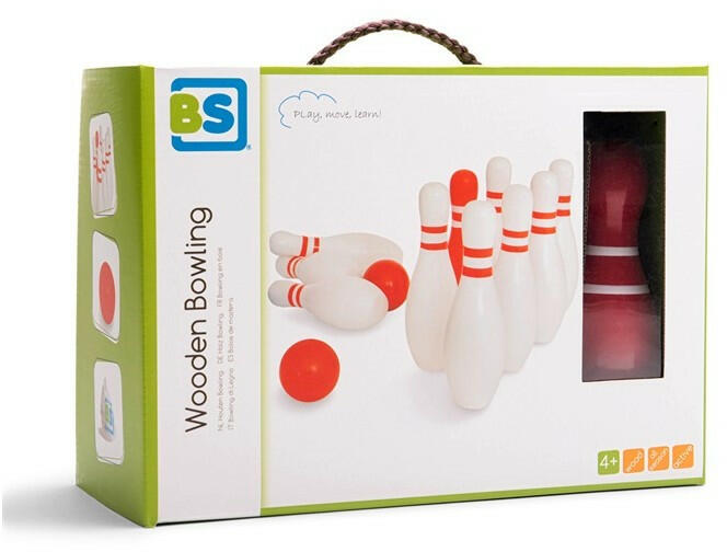 BS Toys Set de bowling din lemn, BS Toys (GA148) (Jocuri logice) - Preturi