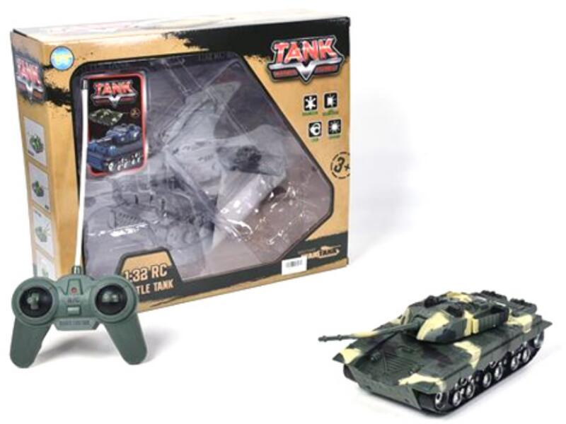 Távirányítós RC terepmintás tank 1:32 (MKL515147)