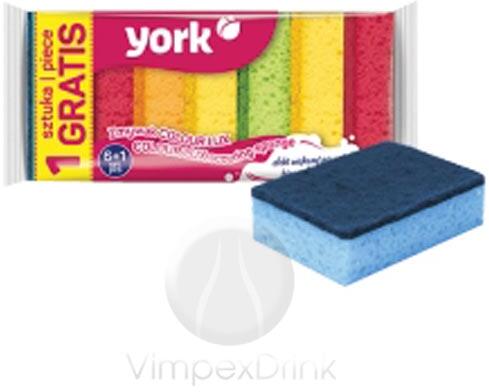 York Colour Lux mosogatószivacs 6+1db