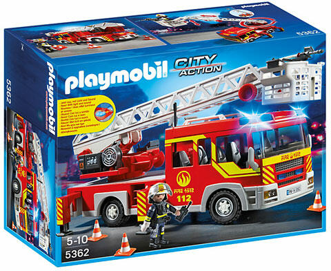 Vásárlás: Playmobil Emelőkosaras tűzoltóautó (5362) Játékautó és jármű árak  összehasonlítása, Emelőkosaras tűzoltóautó 5362 boltok