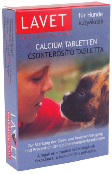 Vásárlás: LAVET Calcium tabletta kutya 50db Vitamin, táplálékkiegészítő  kutyáknak árak összehasonlítása, Calcium tabletta kutya 50 db boltok