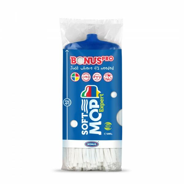 PRO SoftMop Expert felmosófej kék 16csg/karton (B979)
