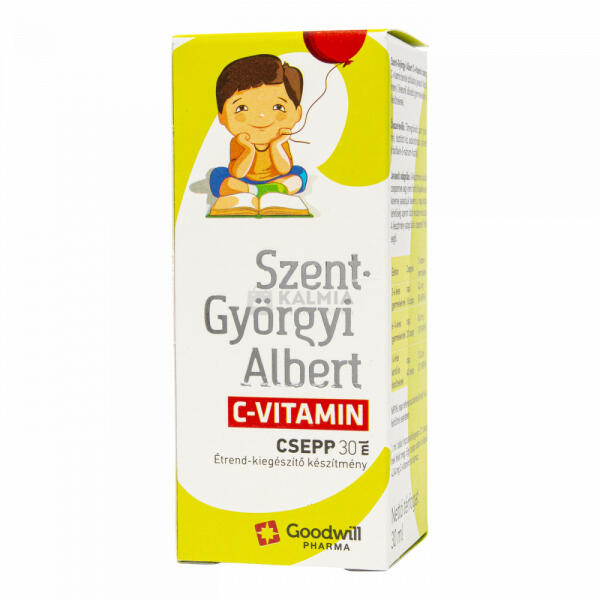 Vásárlás: Goodwill Pharma Szent-Györgyi Albert C-vitamin csepp 30ml  Táplálékkiegészítő árak összehasonlítása, Szent Györgyi Albert C vitamin  csepp 30 ml boltok