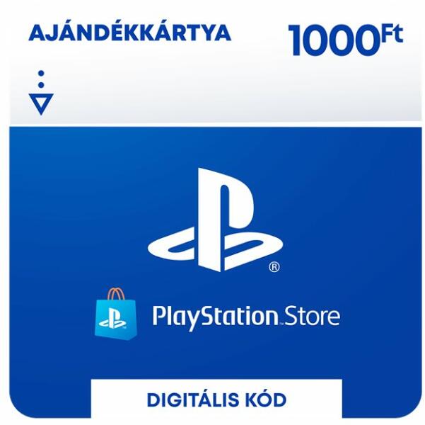 Vásárlás: Sony PlayStation Store Ajándékkártya 1000 HUF (PS Store Card -  HU) (DIGITÁLIS) PS4 (SCEE-HU-00100000) Játék előfizetés, feltöltőkártya  árak összehasonlítása, PlayStation Store Ajándékkártya 1000 HUF PS Store  Card HU DIGITÁLIS PS 4