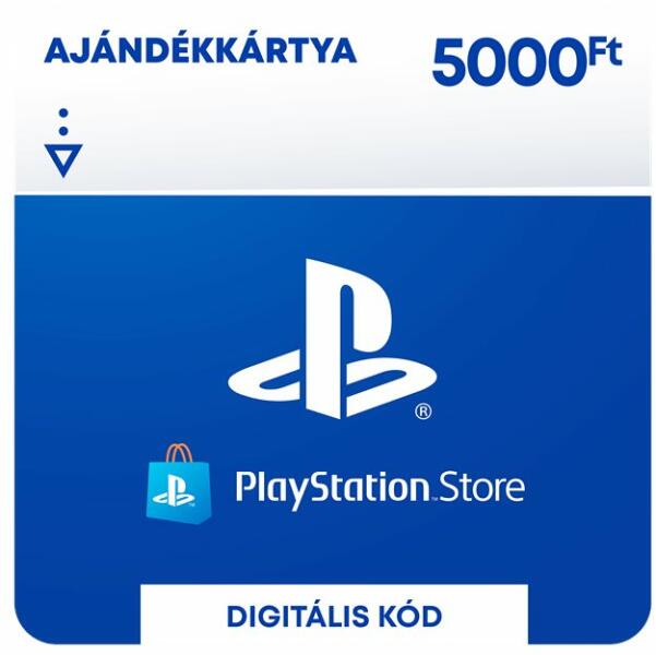 Vásárlás: Sony PlayStation Store Ajándékkártya 5000 HUF (PS Store Card -  HU) (DIGITÁLIS) PS4 (SCEE-HU-00500000) Játék előfizetés, feltöltőkártya  árak összehasonlítása, PlayStation Store Ajándékkártya 5000 HUF PS Store  Card HU DIGITÁLIS PS 4