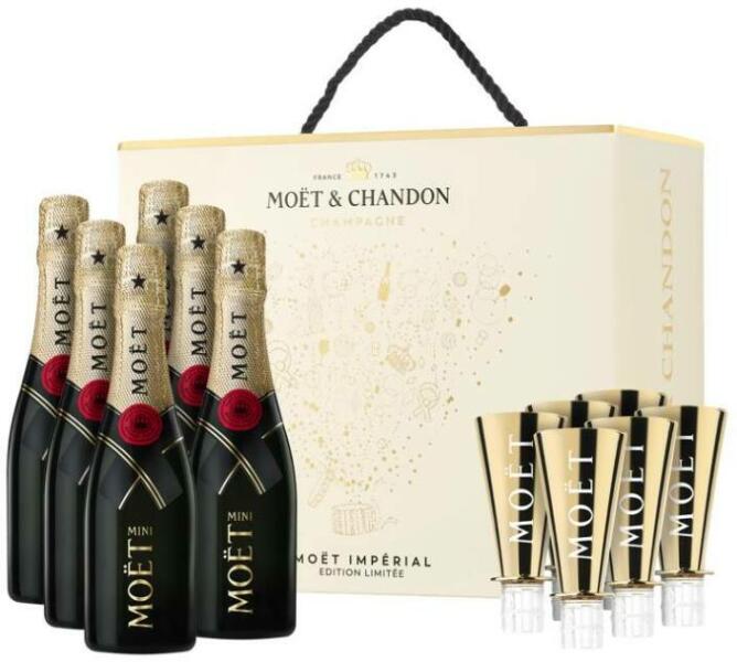 Vásárlás: Moët & Chandon Imperial Brut Champagne (6 Kiöntő tölcsérrel)  [6*0, 2L|12%] - idrinks Pezsgő, habzóbor árak összehasonlítása, Imperial  Brut Champagne 6 Kiöntő tölcsérrel 6 0 2 L 12 idrinks boltok