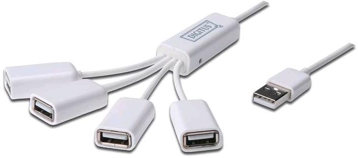 DIGITUS Slim Spider 4xUSB 2.0 (DA-70216)