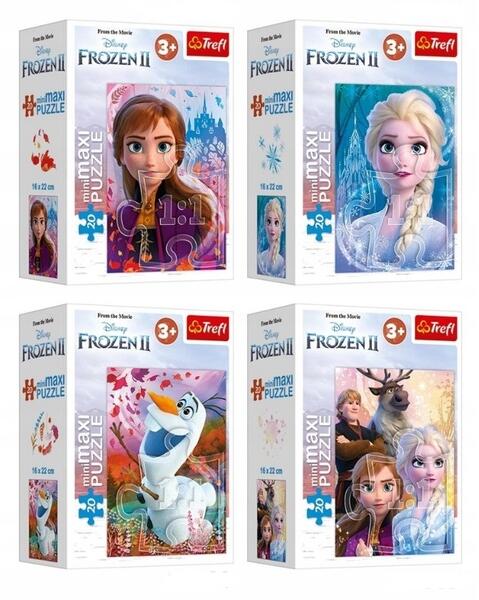 Jégvarázs 2 - Barátság a befagyott földön mini maxi puzzle 20 db-os - többféle (56022)