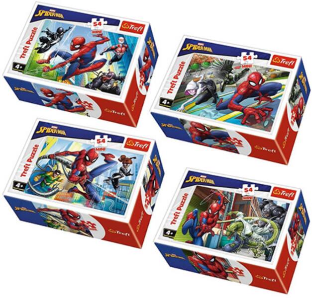 Pókember akcióban mini puzzle 54 db-os - többféle (54164)