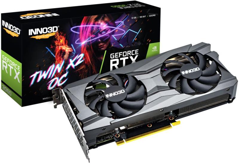 GeForce TWIN X2 RTX 3060 12GB OC GDDR6 192bit (N30602-12D6X-11902120H)