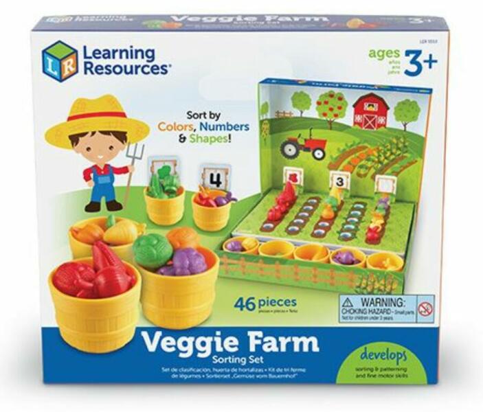Veggie Farm - szortírozó készlet (LER5553)