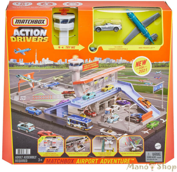 Vásárlás: Mattel Matchbox: Repülőtér pályaszett (HCN34) Játék autópálya  árak összehasonlítása, Matchbox Repülőtér pályaszett HCN 34 boltok