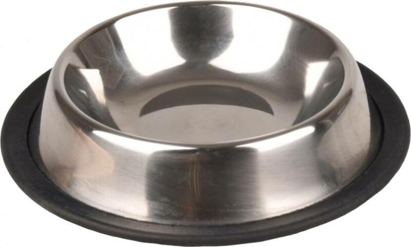 Fém tál gumitalppal 0,19 l/11 cm