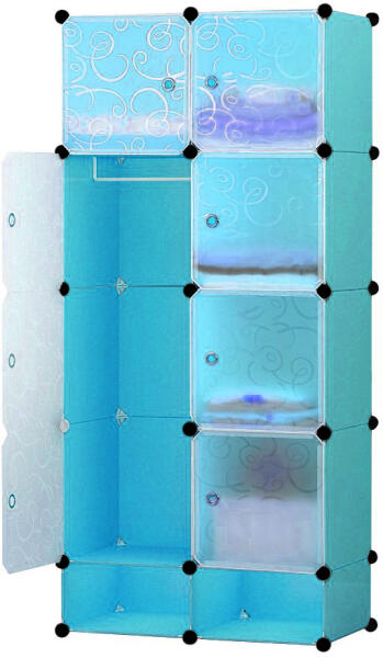 Vásárlás: Timelesstools Műanyag elemes szekrény-kék (HOP1000976-1)  Gardróbszekrény, ruhásszekrény árak összehasonlítása, Műanyag elemes  szekrény kék HOP 1000976 1 boltok