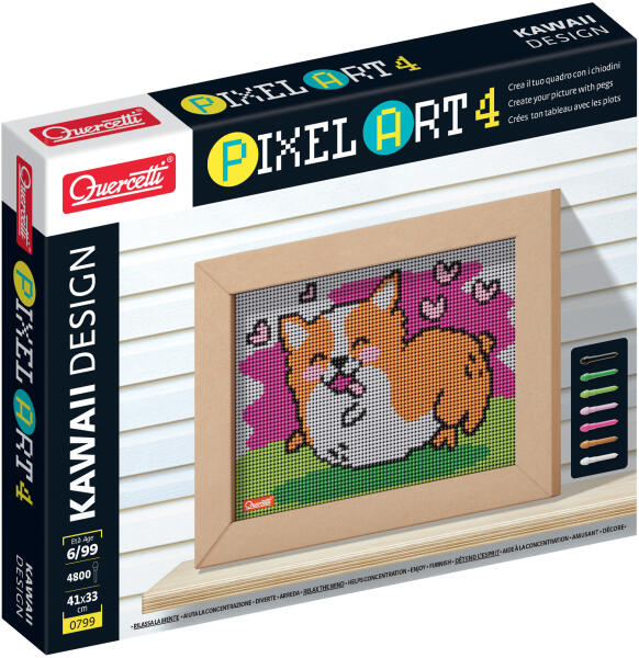 Pixel Art 4 Kawaii Corgi pötyi (0799)