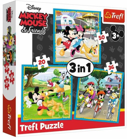 Mickey egér a barátaival 3 az 1-ben 20,36,50 db-os (34846)